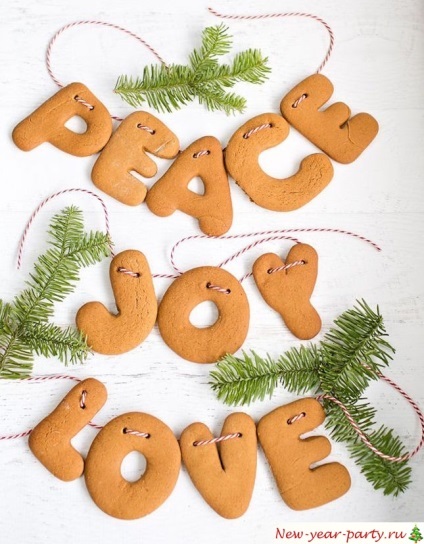 Girlande de dulciuri și cookie-uri, 12 idei de fotografie de Anul Nou