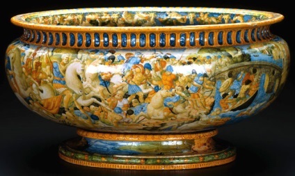 Olandeză și italiană majolica-lucrări ceramice interesante