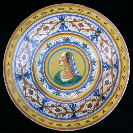 Olandeză și italiană majolica-lucrări ceramice interesante