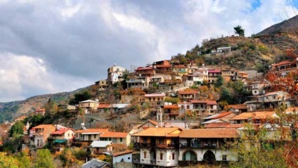 Munții Troodos (Cipru); sate, mănăstiri