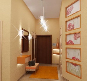 A legjobb választás a lámpatest a folyosó (előszoba a) kiválasztási forma, szín, lámpa típusától, illetve a csillár