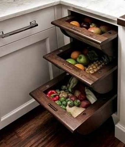 Ідеї ​​для зберігання продуктів на кухні