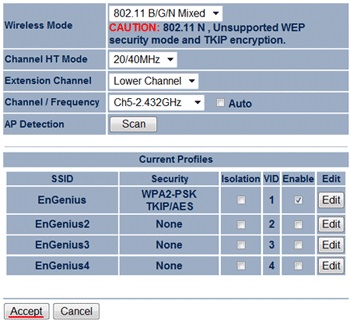 Instrucțiuni de configurare a punctului de acces engenius wi-fi, magazin online de echipamente wi-fi
