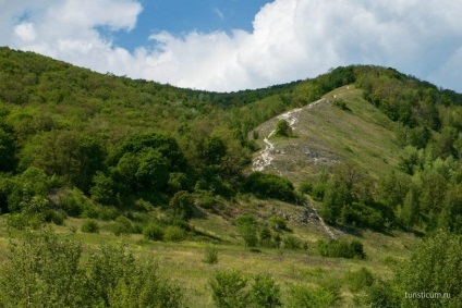 Izvorul Sfintei Ilie, muntele alb, poiana Gavrilovaya