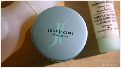 June jacobs elastin collagen toner, sensitive formula mandarin polishing beads, papaya purifying