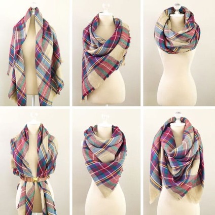Як красиво зав'язати шарф або хустку різні варіанти