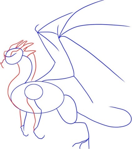 Cum de a desena un dragon în etape cu un creion, imagini și video