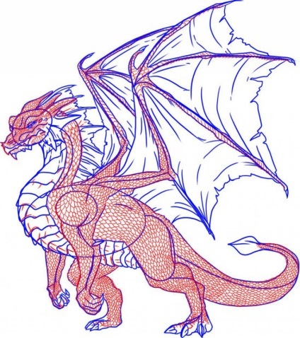 Cum de a desena un dragon în etape cu un creion, imagini și video