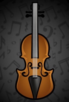 Cum de a desena o vioară în etape, lecții bune