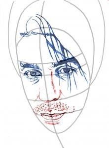 Cum să desenezi placa lui Lindemann cu un creion, vopsele în etape