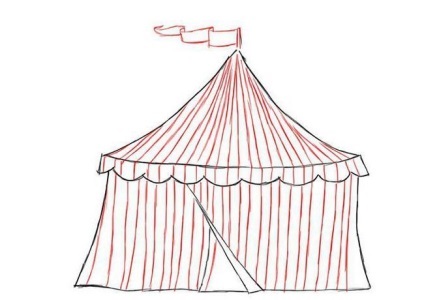 Як намалювати цирк красиво
