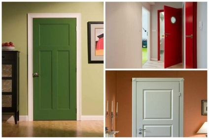 Hogyan kell festeni beltéri ajtók anyagválasztás, festés
