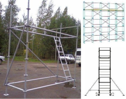 Cum să construiască schele corect, capre de construcții cu mâinile lor