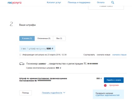 Hogyan lehet ellenőrizni a közlekedési bírságok online jogosítvány Tyumen