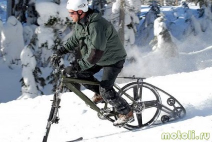 Cum sa faci un snowmobile de pe o bicicleta