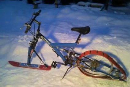 Cum sa faci un snowmobile de pe o bicicleta