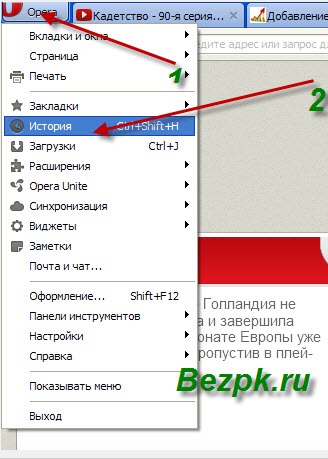 Як видалити історію в гугл, опері, Яндексі