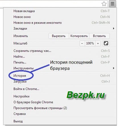 Як видалити історію в гугл, опері, Яндексі