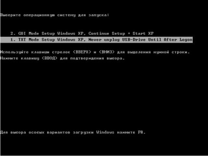 Як встановити windows xp з флеш