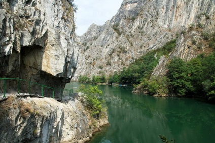 Canionul uterului Skopje Macedonia