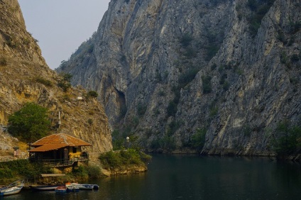 Canionul uterului Skopje Macedonia