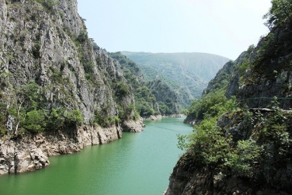 Canionul uterului Skopje Macedonia