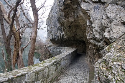 Canionul uterului Skopje Macedonia