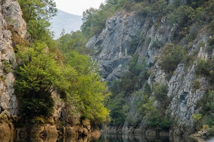 Canionul uterului Skopje Macedonia