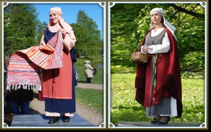 Karjalai népviselet ( „vyvorotnymi” varrt egy) Karjalai népviselet