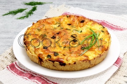 Quiche csirke - lépésről lépésre recept fotókkal és sütemények