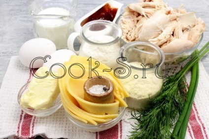 Quiche csirke - lépésről lépésre recept fotókkal és sütemények