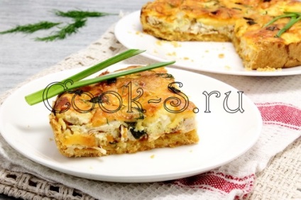 Quiche csirke - lépésről lépésre recept fotókkal és sütemények