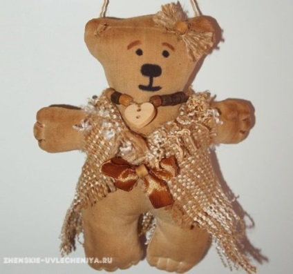 Кавовий ведмедик майстер-клас з пошиття горищних іграшки-кофеюшкі своїми руками