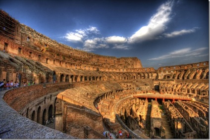 Colosseum - arena pentru gladiatori și fiare, izbachitalnja