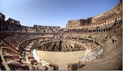 Colosseum - arena pentru gladiatori și fiare, izbachitalnja