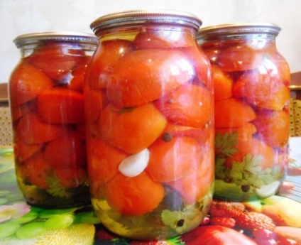 Консервувати помідори в літрових банках рецепти томатів з тархуном у дволітровій, півтора,