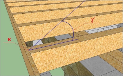 Конструкція вальмового даху з опертям крокв на балки перекриття