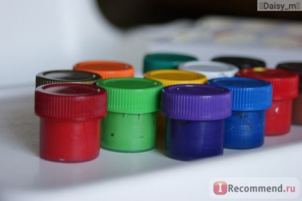 Фарби каляки-маляки гуаш для творчого розвитку 12 кольорів - «кращі з лучшіх❤ коли є з чим