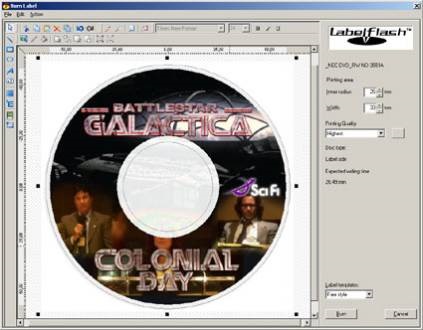 Labelflash împotriva tehnologiei lightscribe de marcare dvd