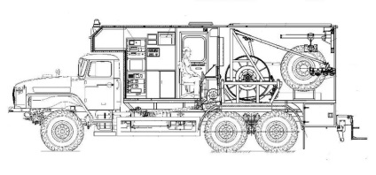 Laborator de exploatare cu autopropulsie (lx) pe șasiul Ural-4320