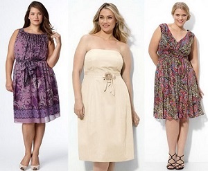 Літні сукні для повних жінок фото, вдалі фасони і особливості вибору