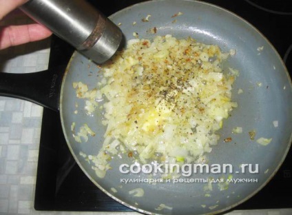 Manties (miel, kurdyuk, ceapa) - gătit pentru bărbați