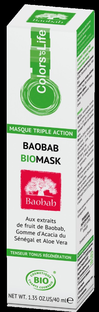 Mască din culorile societății baobab, site jeunesse