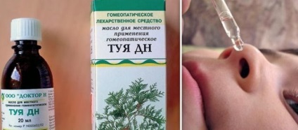 Ulei de thuja la rece la copii отзывы, инструкция и цены