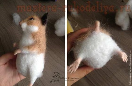 Clasa de masterat pe hamster uscat felting