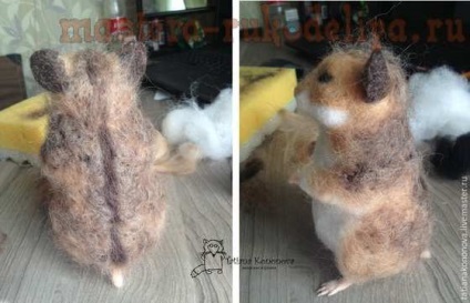 Clasa de masterat pe hamster uscat felting