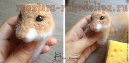 Clasa de masterat pe hamster uscat felting