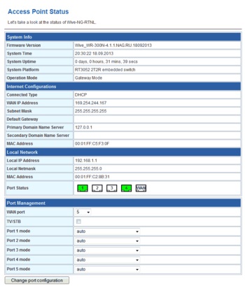 Setarea Maxnet cpe-w4n TV