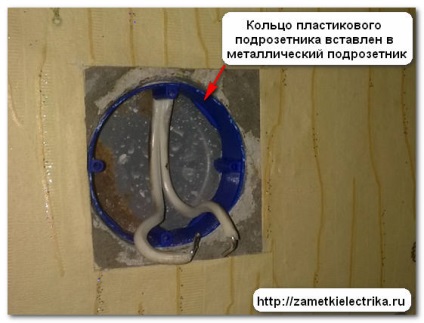 Suport metalic, note ale unui electrician