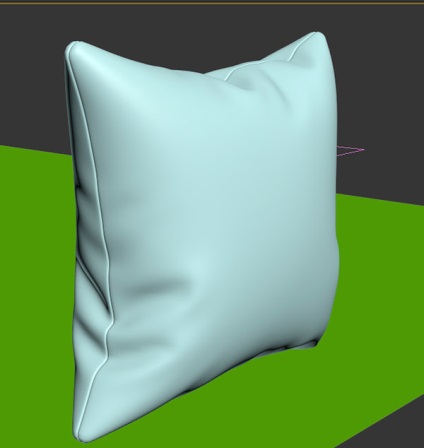 Моделювання подушки за допомогою модифікатора cloth - уроки 3ds max